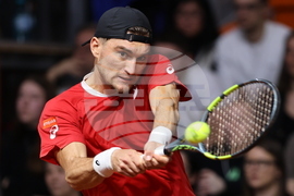 Пловдив - тенис на корт - купа „Дейвис“ - България - Белгия