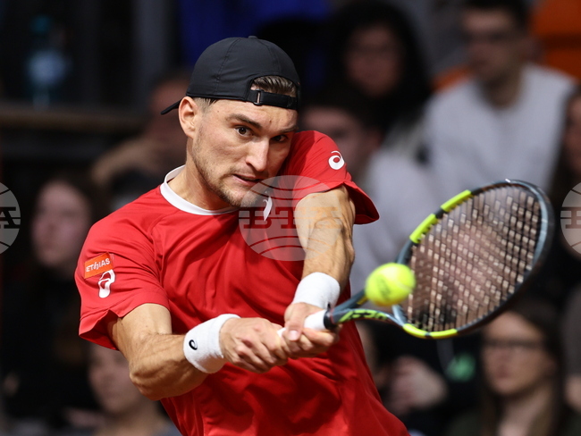 Пловдив - тенис на корт - купа „Дейвис“ - България - Белгия