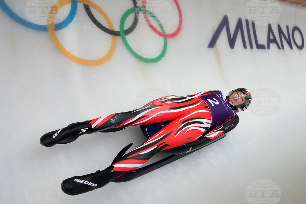APTOPIX Milan Cortina Olympics Luge