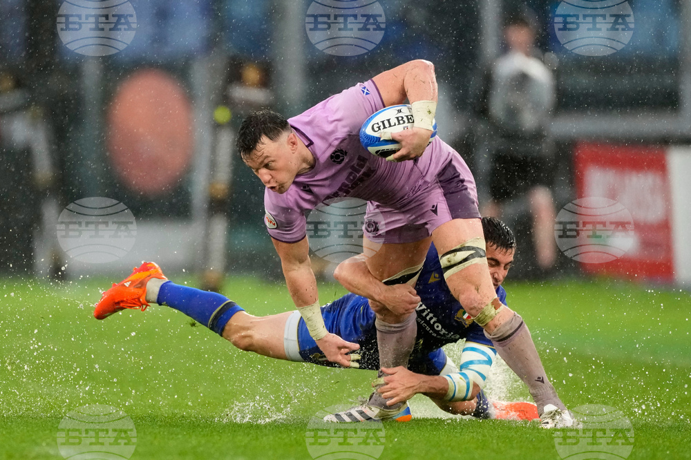 APTOPIX Italy Scotland Six Nations Rugby