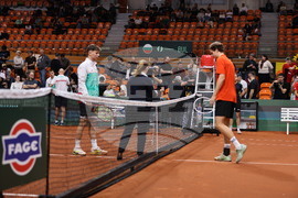 Пловдив - тенис на корт - купа „Дейвис“ - България - Белгия