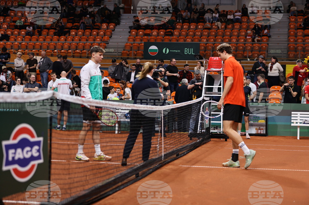 Пловдив - тенис на корт - купа „Дейвис“ - България - Белгия