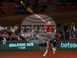 Пловдив - тенис на корт - купа „Дейвис“ - България - Белгия