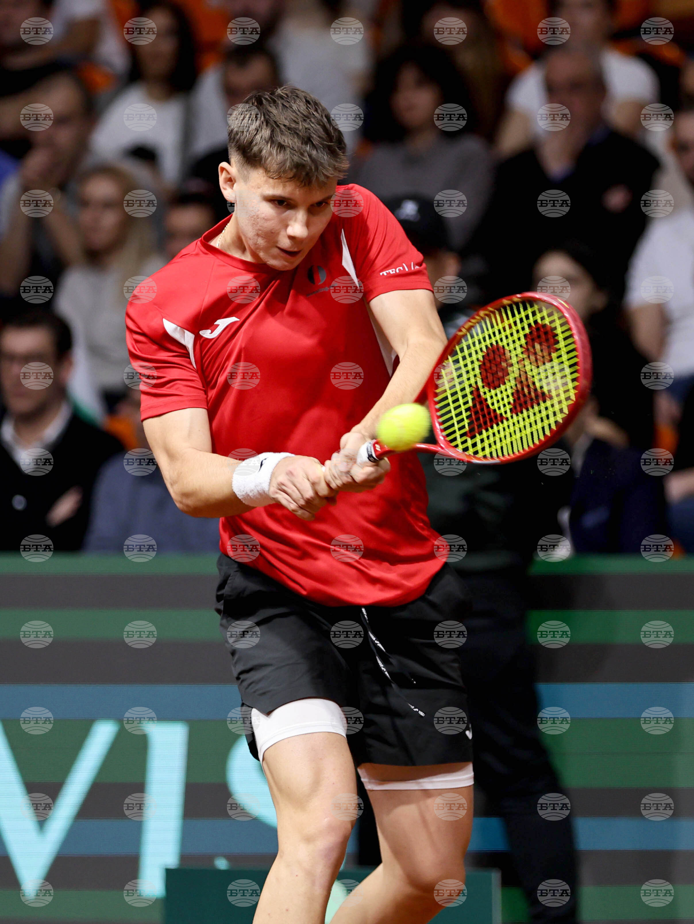 Пловдив - тенис на корт - купа „Дейвис“ - България - Белгия