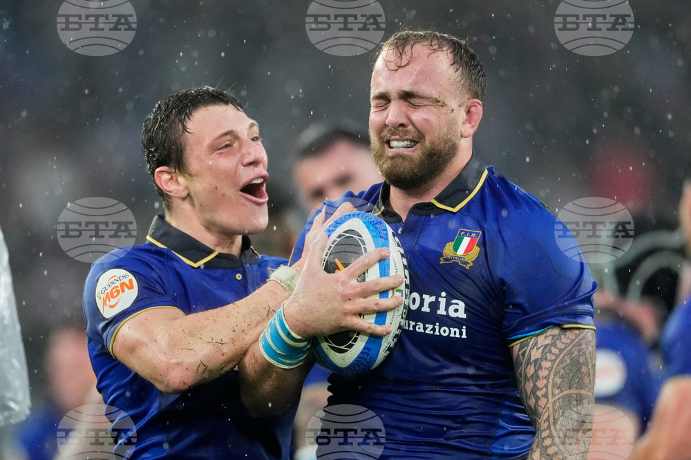 APTOPIX Italy Scotland Six Nations Rugby