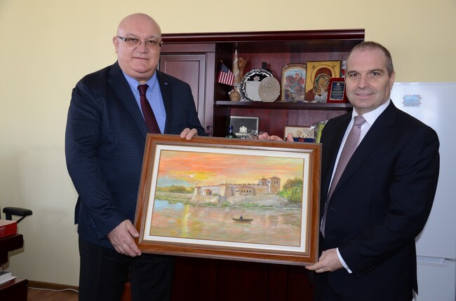 Кметът д-р Ценков и вицепремиерът Караджов обсъдиха важни за Видин проекти