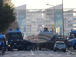 Milan Cortina Olympics Protest