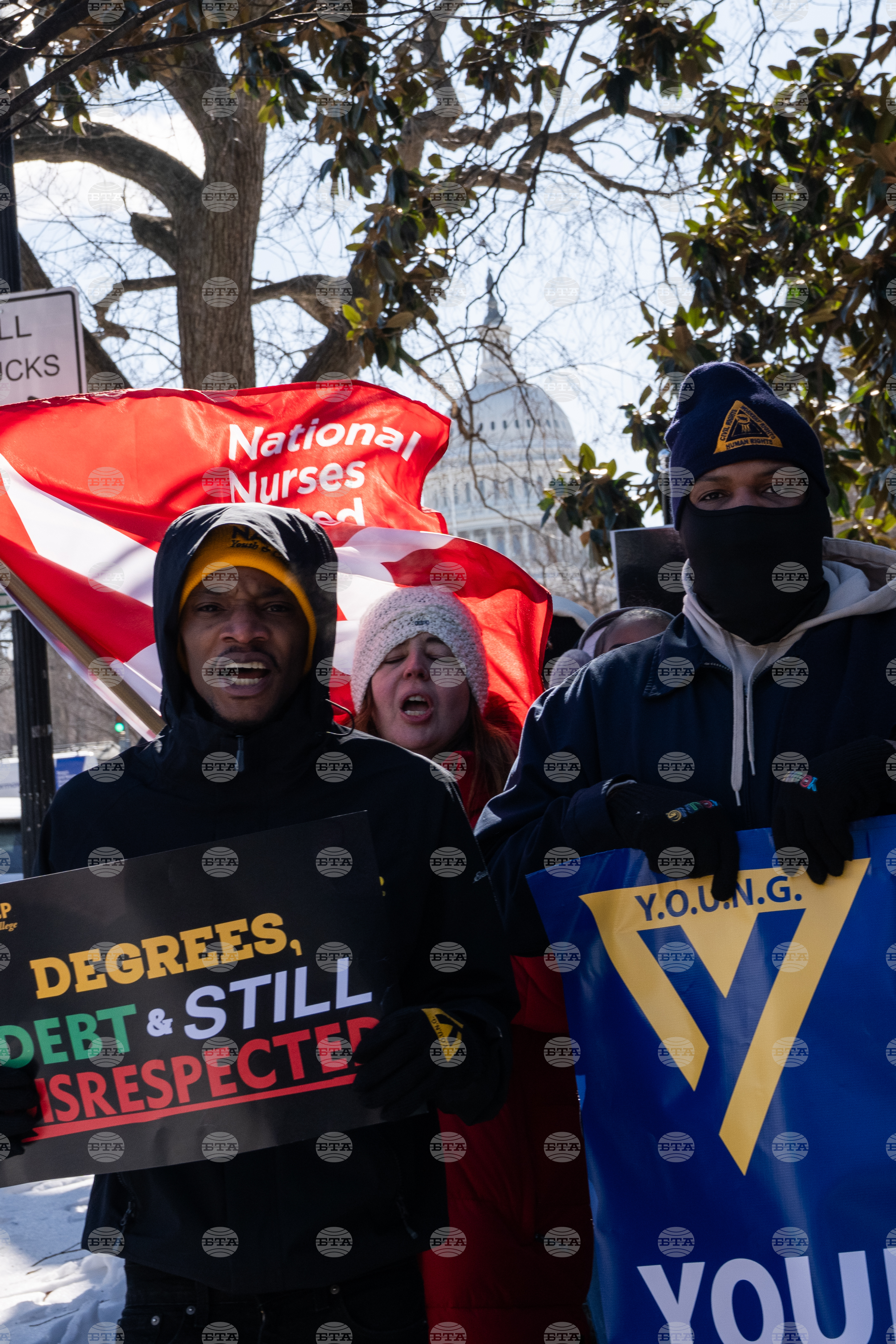 American Federation of Government Employees Rally