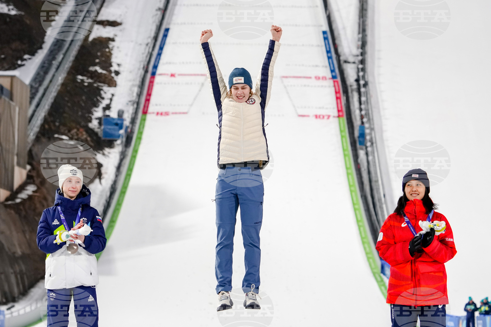 APTOPIX Milan Cortina Olympics Ski Jumping
