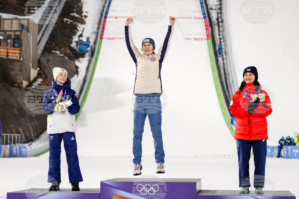 APTOPIX Milan Cortina Olympics Ski Jumping