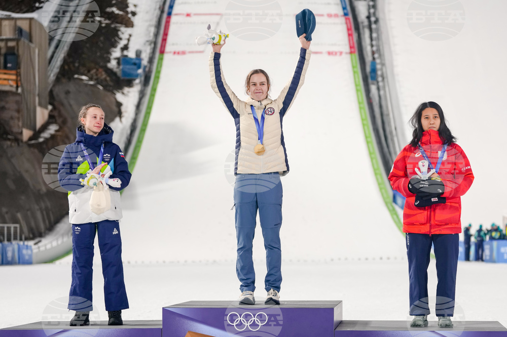 APTOPIX Milan Cortina Olympics Ski Jumping