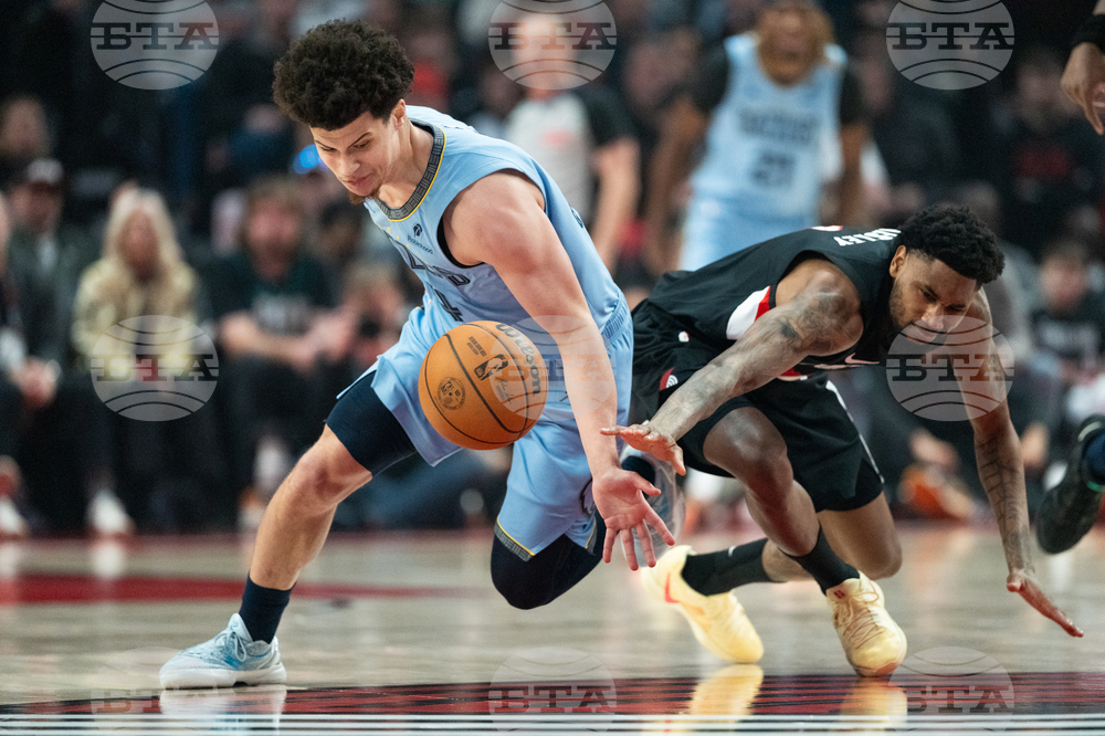 Grizzlies Trail Blazers Basketball