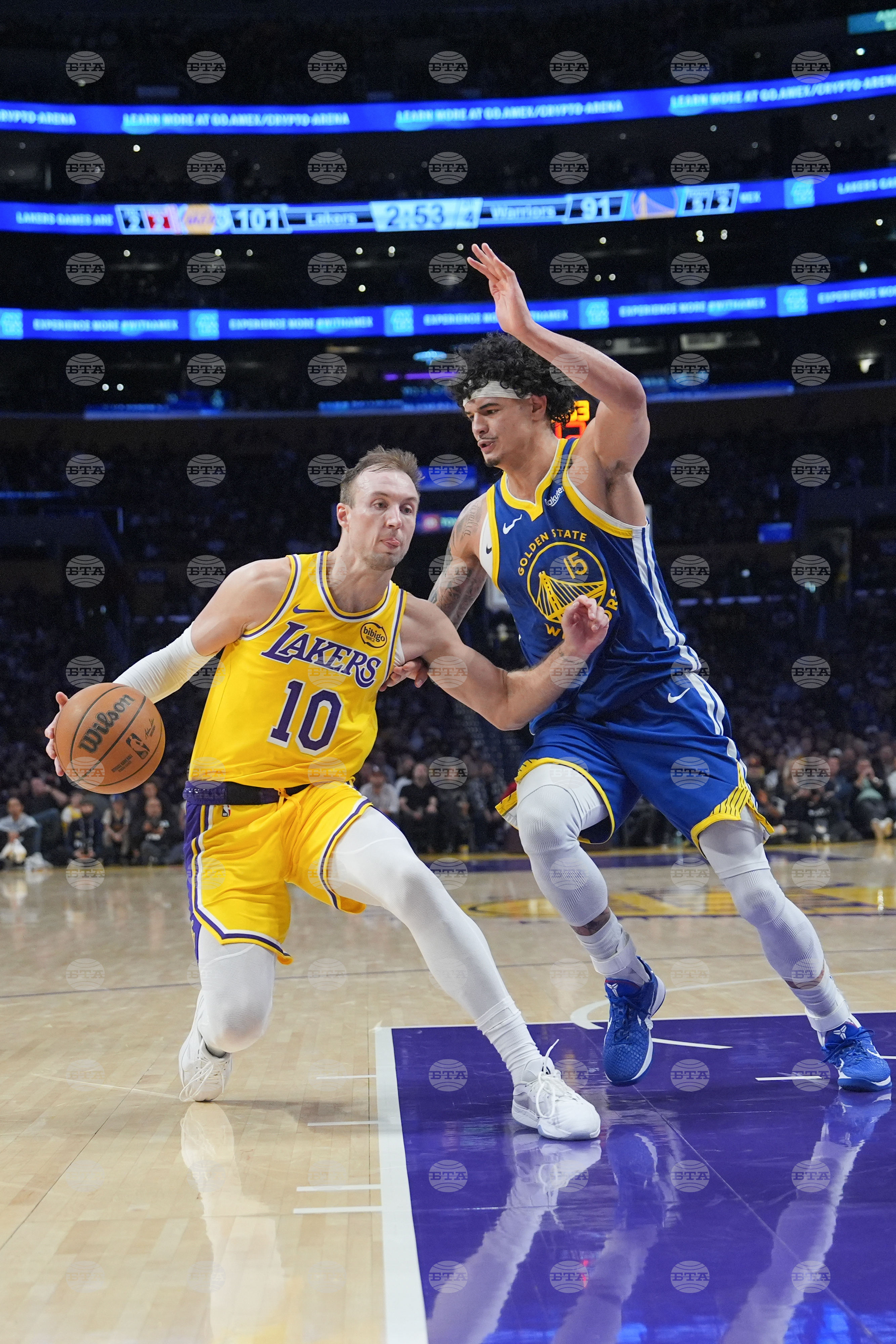 Warriors Lakers Basketball