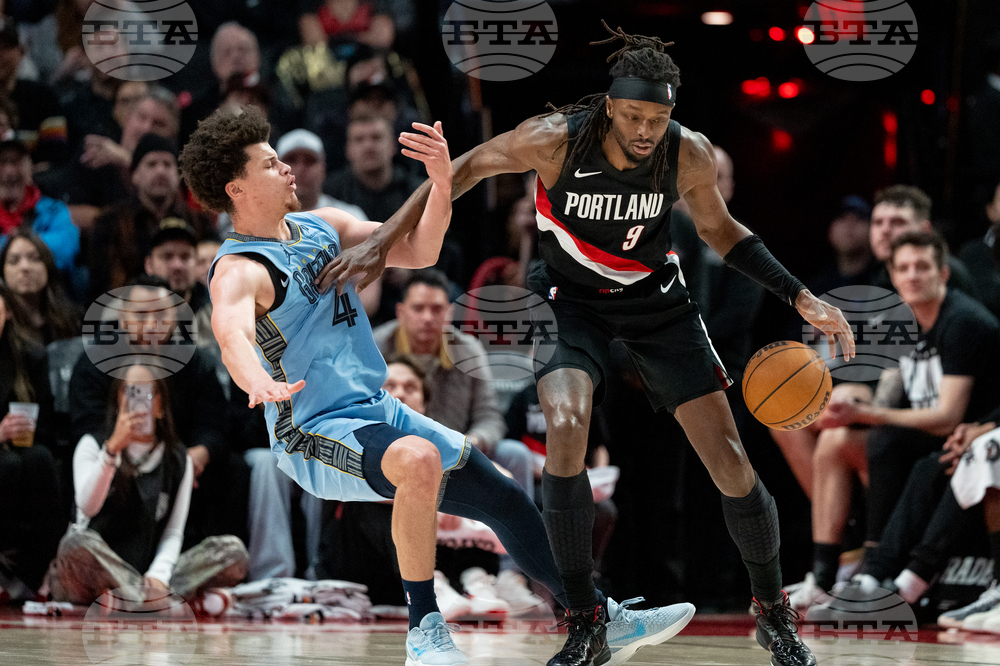 Grizzlies Trail Blazers Basketball