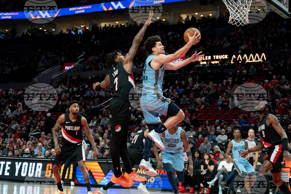 Grizzlies Trail Blazers Basketball