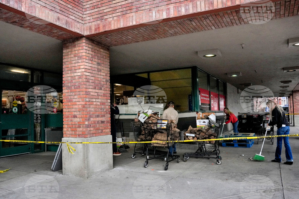 California Crash Grocery Store