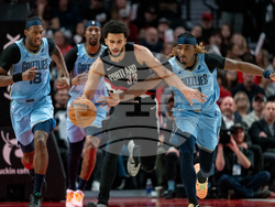 Grizzlies Trail Blazers Basketball