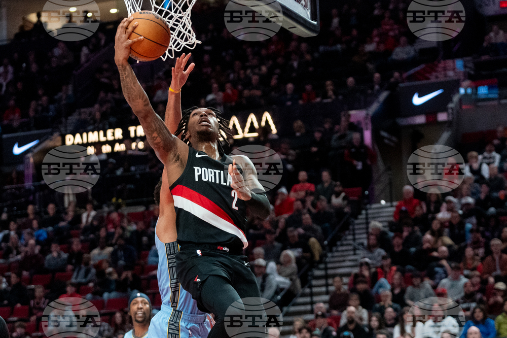 Grizzlies Trail Blazers Basketball