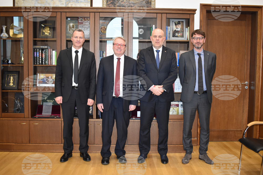 Prosecutor General Geshev Confers with French Ambassador Meyer, Liaison Magistrate for Balkans de Monte