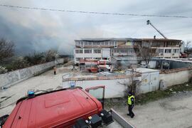 Пловдив - пожар - индустриална зона