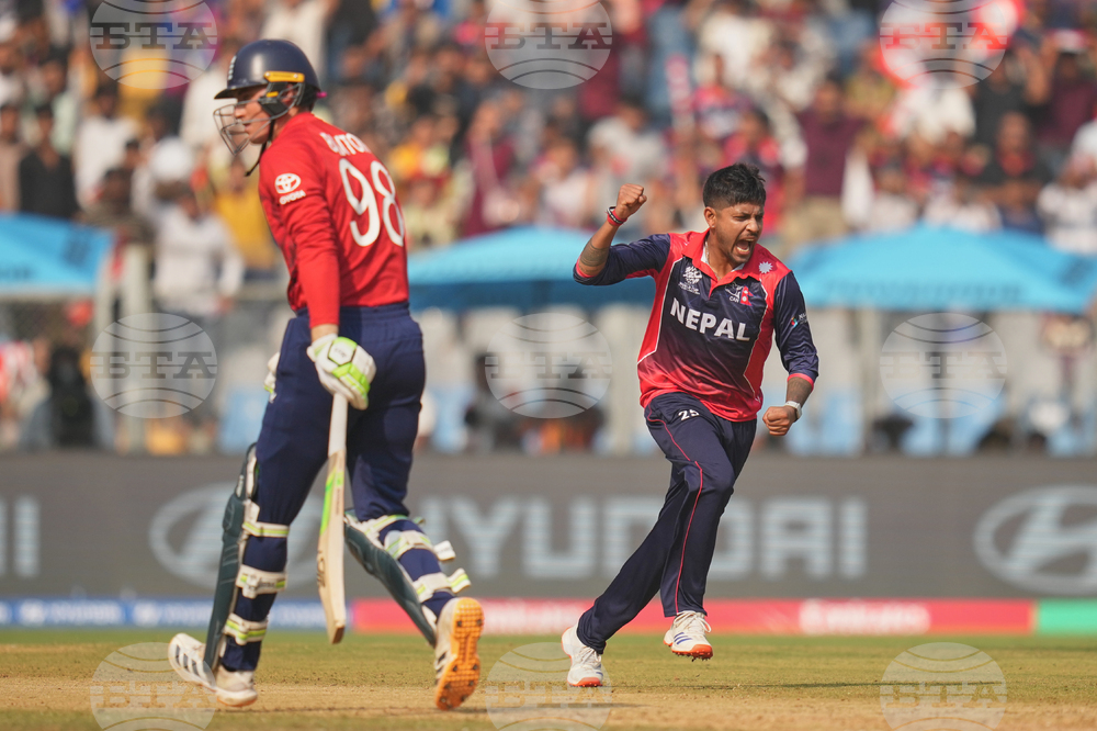 APTOPIX England Nepal T20 WCup Cricket