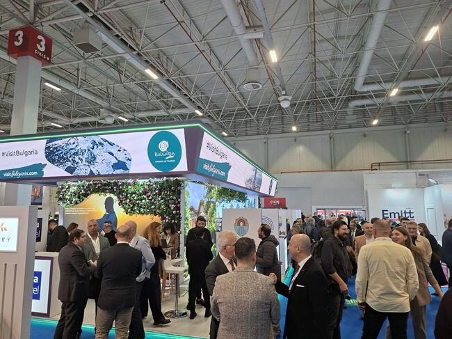 Министерство на туризма: България получи отличие за най-впечатляващ национален щанд на международното изложение EMITT 2026 в Турция