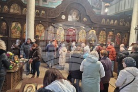 Търговище – храм „Св. Успение Богородично“ – неделна служба и проповед