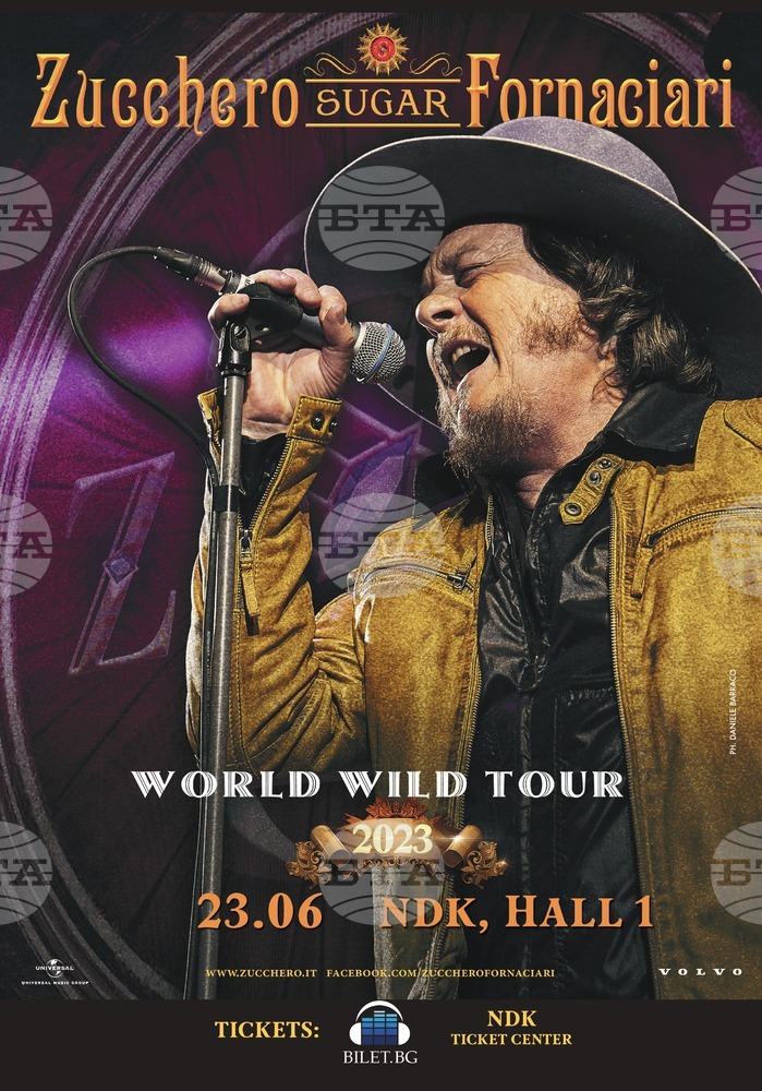 Zucchero Includes Sofia in his World Wide Tour in 2023