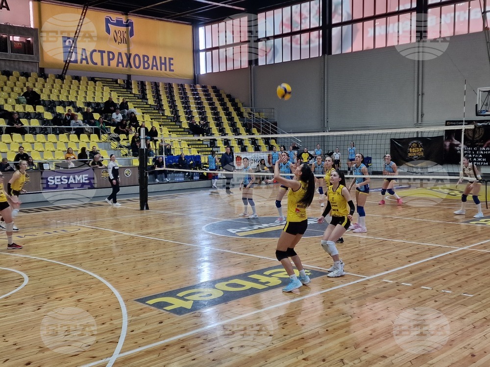 Шампионките на България по волейбол Марица (Пловдив) с 15-а поредна победа през сезона