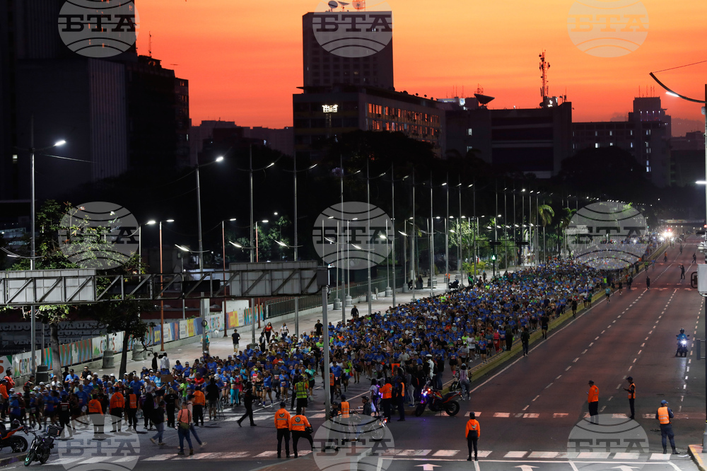 APTOPIX Venezuela Marathon