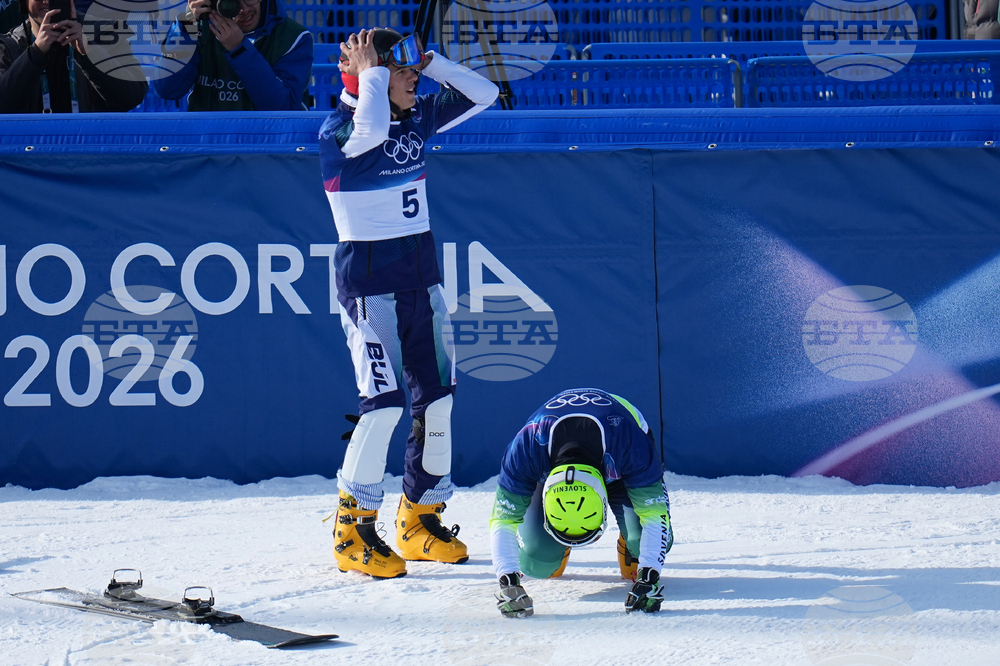 APTOPIX Milan Cortina Olympics Snowboard