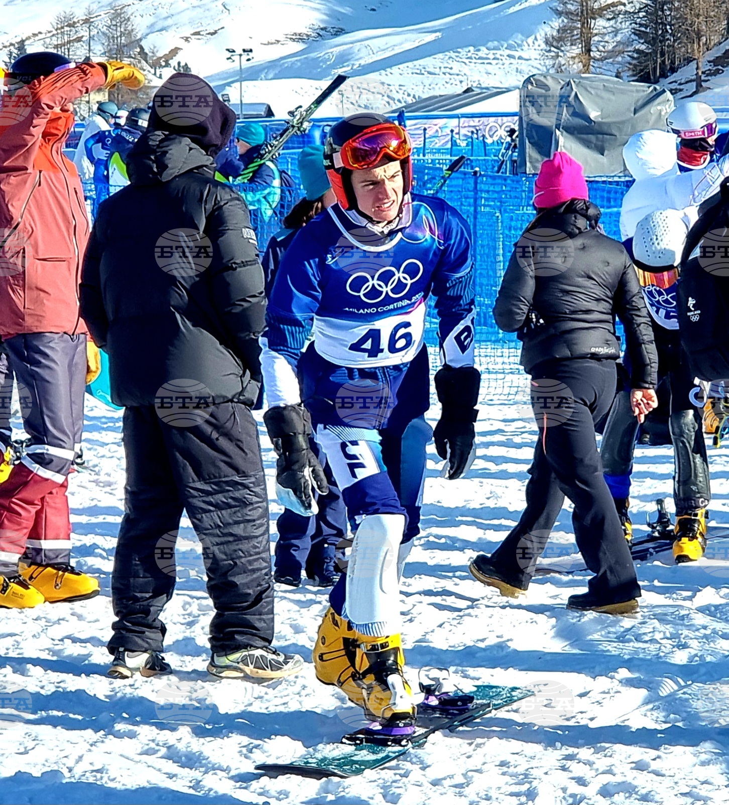 Winter Olympics Milan-Cortina 2026 – Snowboarding – Aleksandar Krushnyak