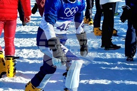 Winter Olympics Milan-Cortina 2026 – Snowboarding – Aleksandar Krushnyak
