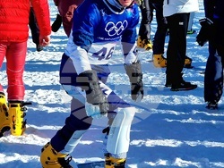 Winter Olympics Milan-Cortina 2026 – Snowboarding – Aleksandar Krushnyak