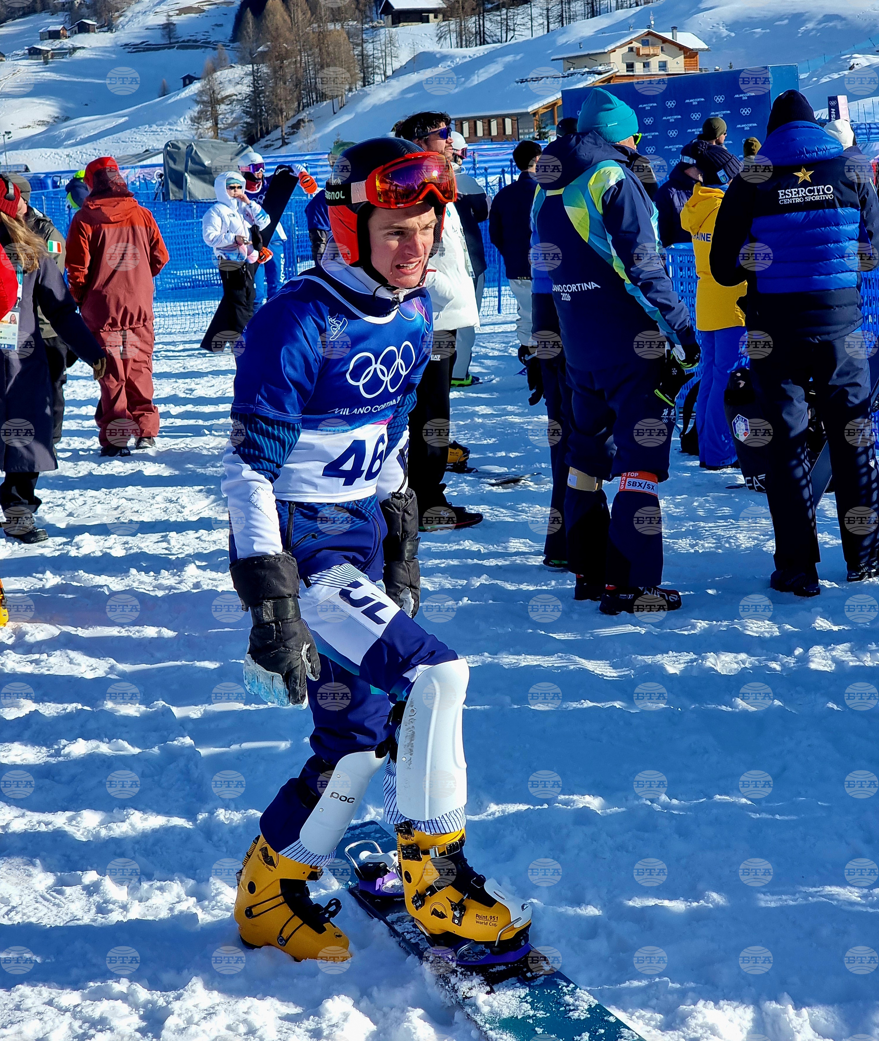 Winter Olympics Milan-Cortina 2026 – Snowboarding – Aleksandar Krushnyak