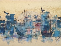 Ретроспективна изложба представя художника Венко Мадолев, снимка – „Анел“