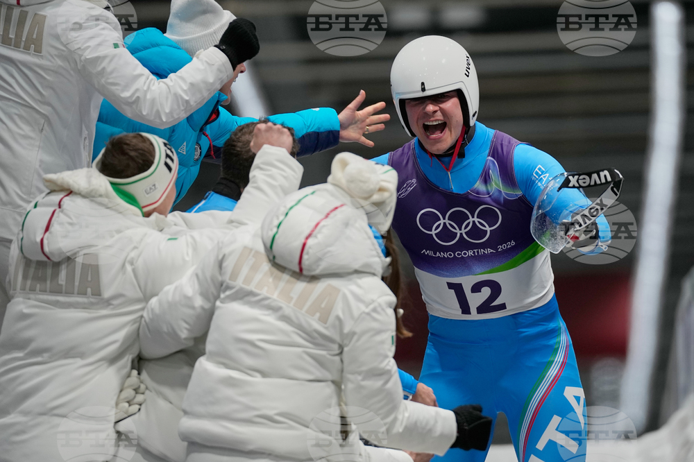 APTOPIX Milan Cortina Olympics Luge