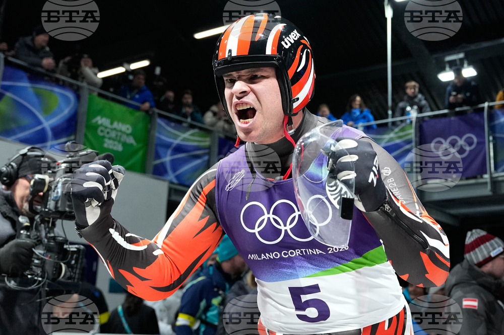 APTOPIX Milan Cortina Olympics Luge