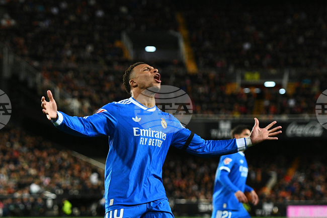 Килиан Мбапе ще избегне наказание за обидните си реплики към съдията по време на двубоя на Реал Мадрид с Валенсия