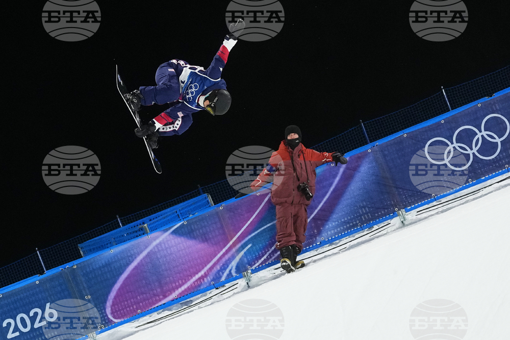 APTOPIX Milan Cortina Olympics Snowboard