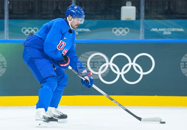 Остин Матюс е капитан на мъжкия отбор на САЩ по хокей на лед