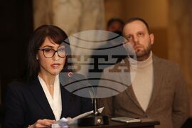 Съдебна палата - Десислава Петрова - Иво Илиев - брифинг