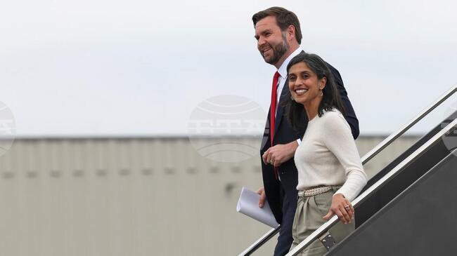 Вицепрезидентът на САЩ Джей Ди Ванс пристигна на официално посещение в Армения