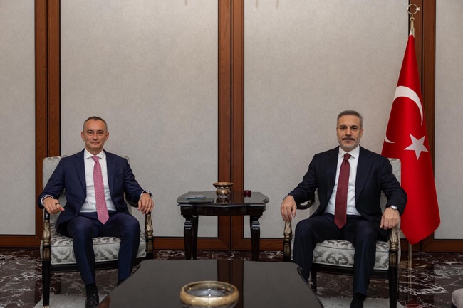 High Representative for Gaza Nickolay Mladenov Meets with Turkish Foreign Minister Hakan Fidan