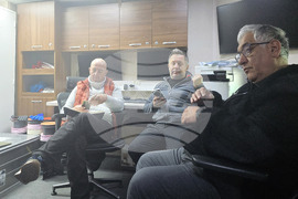 Антарктида - научноизследователски кораб „Св. св. Кирил и Методий" - работна среща