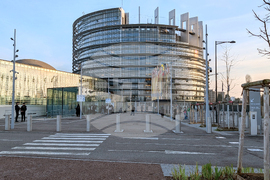 Франция - Страсбург - Европейски парламент - сграда
