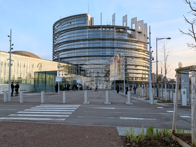 Франция - Страсбург - Европейски парламент - сграда