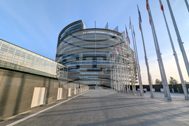 Франция - Страсбург - Европейски парламент - сграда