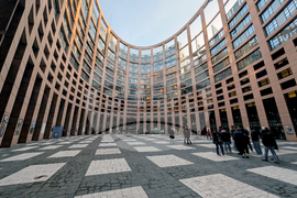 Франция - Страсбург - Европейски парламент - сграда