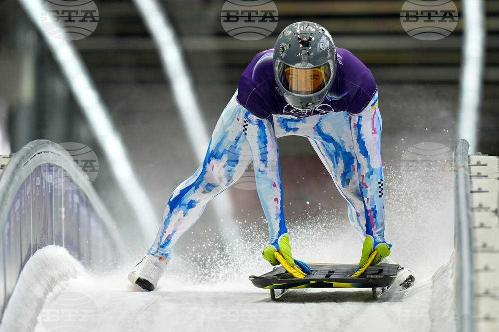 CORRECTION Milan Cortina Olympics Skeleton